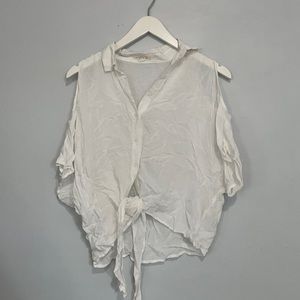 Cold shoulder blouse